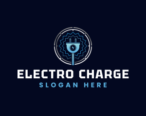 Electrical Power Plug logo design