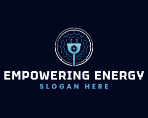 Electrical Power Plug logo design