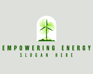 Sustainable Windmill Propeller logo design