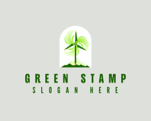 Sustainable Windmill Propeller logo design