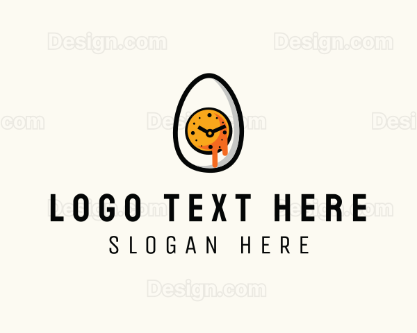 Breakfast Egg Clock Logo