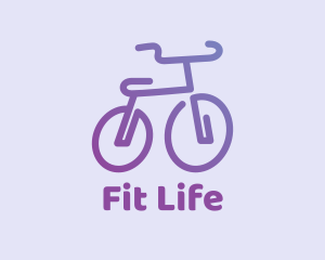 Gradient Bicycle Bike logo
