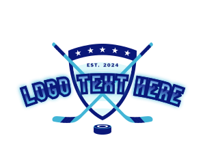 Hockey Sports Shield logo