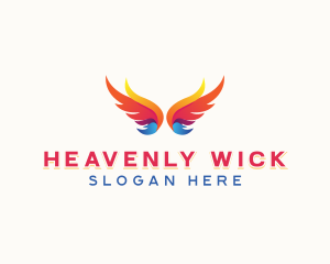 Angel Holy Wings logo design