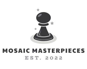 Pawn Chess Strategist logo design