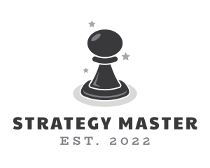 Pawn Chess Strategist logo design