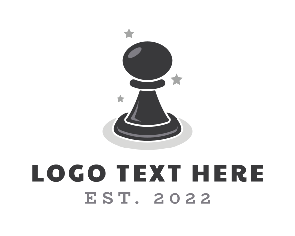 Chess Piece logo example 4