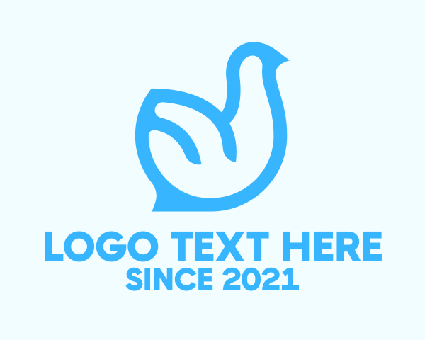 Pigeon logo example 1