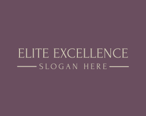 Golden Luxury Wordmark logo