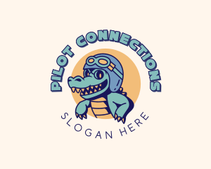 Airplane Pilot Croc logo