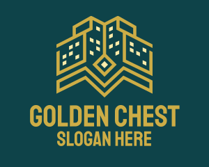 Golden Tower Building logo design