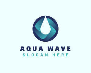 Purified Water Supply logo design