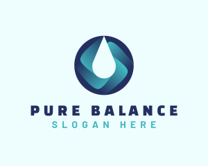 Purified Water Supply logo design