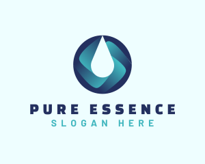 Purified Water Supply logo design