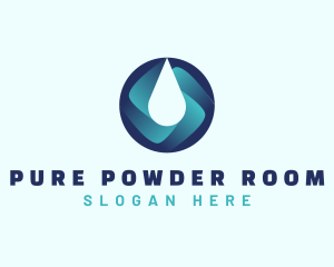 Purified Water Supply logo design