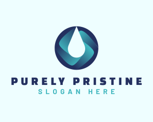 Purified Water Supply logo design