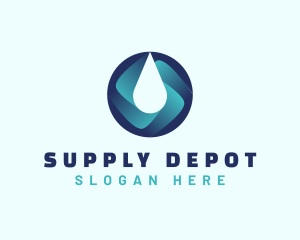 Purified Water Supply logo design