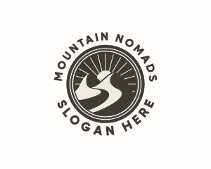 Peak Mountain Camping logo design