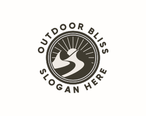 Peak Mountain Camping logo design