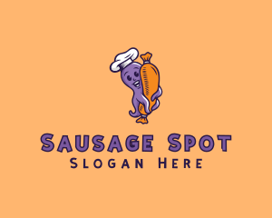 Octopus Sausage Restaurant  logo design