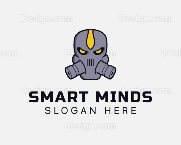 Gas Mask Villain Logo