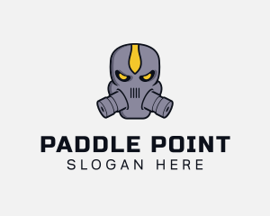 Gas Mask Villain logo design