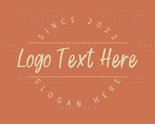 Fashion Boutique Wordmark Logo