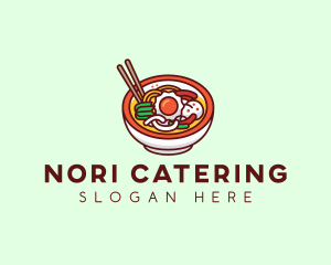 Bibimbap Korean Food logo design