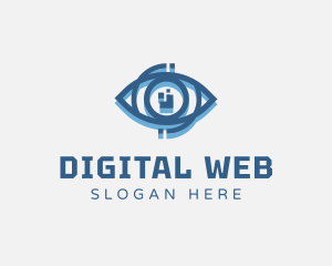 Pixel Eye Digital logo design