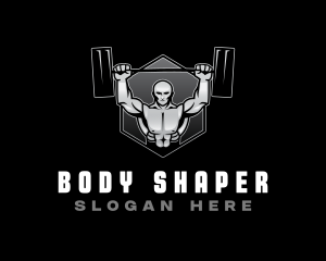 Strong Man Bodybuilder logo design