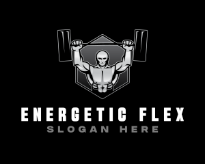 Strong Man Bodybuilder logo design