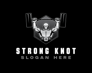 Strong Man Bodybuilder logo design