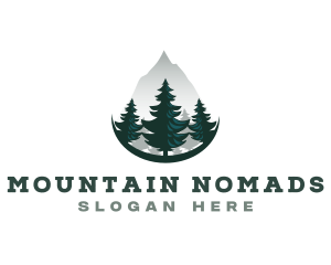 Pine Tree Mountain Forestry logo design