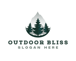 Pine Tree Mountain Forestry logo design