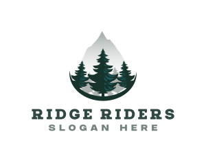 Pine Tree Mountain Forestry logo design