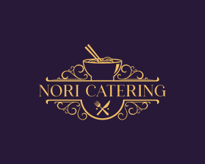 Fancy Noodle Restaurant  logo design