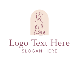 Sexy Nude Woman Logo