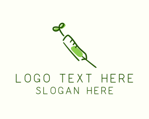 Natural Medical Syringe Logo