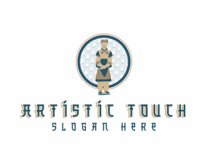 Chinese Terracotta Soldier Statue logo