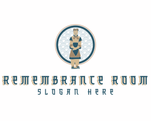Chinese Terracotta Soldier Statue logo