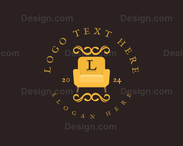 Luxury Couch Chair Logo