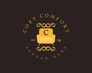 Luxury Couch Chair logo design