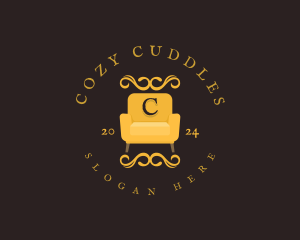 Luxury Couch Chair logo design