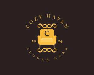 Luxury Couch Chair logo design