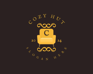 Luxury Couch Chair logo design