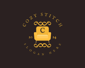 Luxury Couch Chair logo design