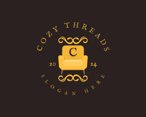 Luxury Couch Chair logo design