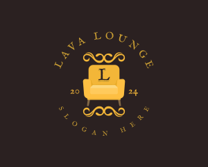 Luxury Couch Chair logo design