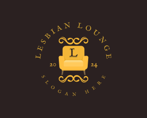 Luxury Couch Chair logo design