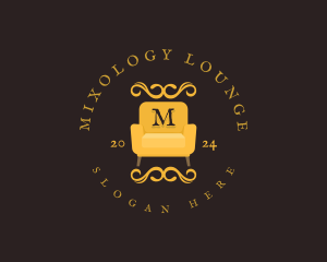 Luxury Couch Chair logo design